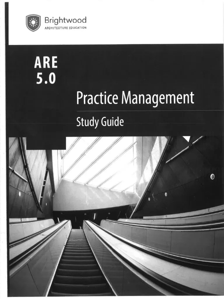 01 Practice Management - Brightwood Study Guide | PDF | Architect 