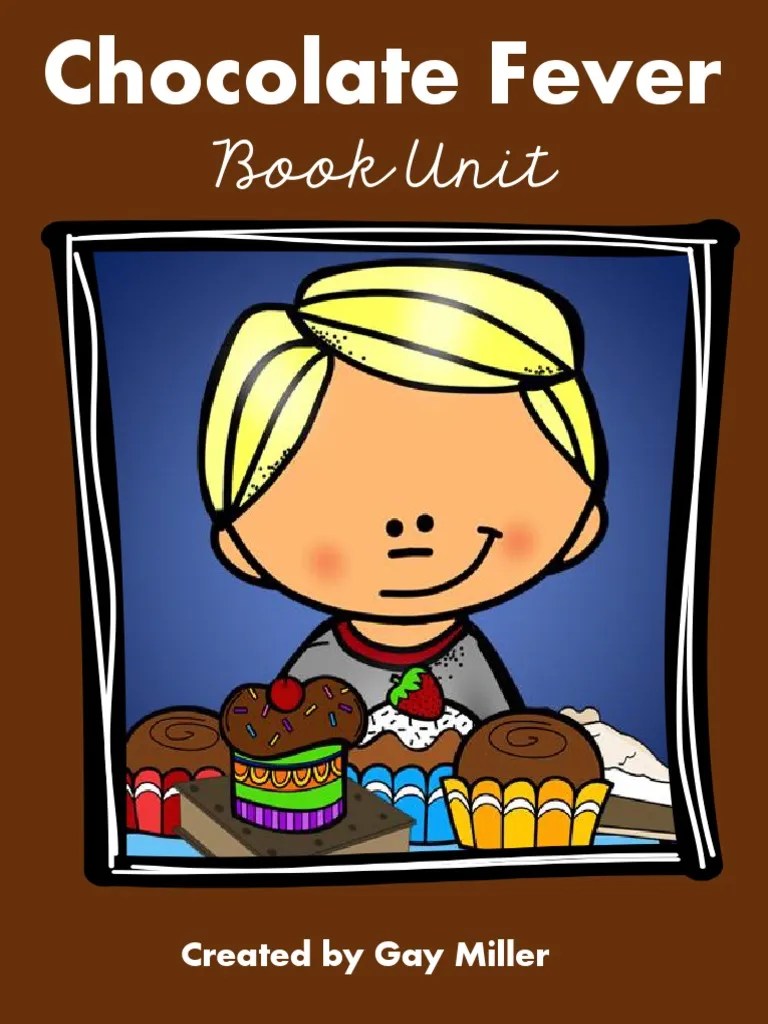 Chocolate Fever Unit Lesson PDF Reading Comprehension Chocolate
