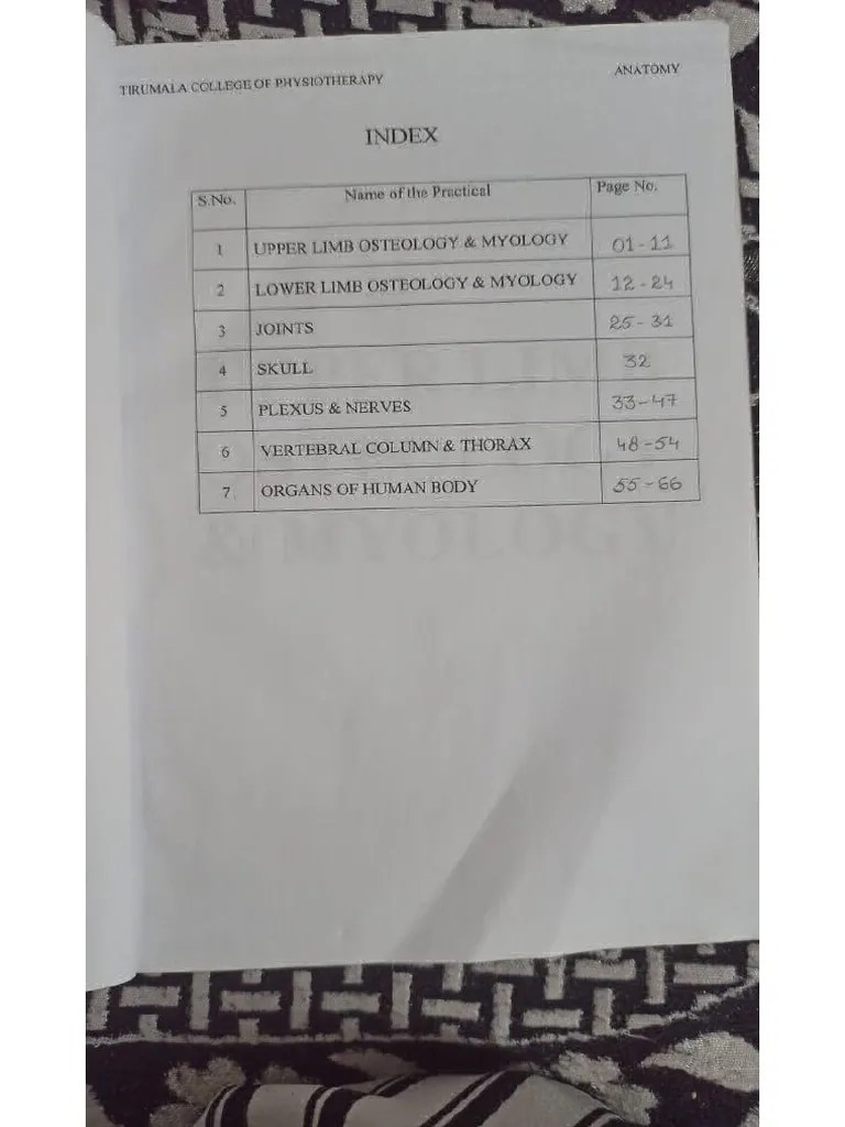 Anatomy Record Diagrams PDF