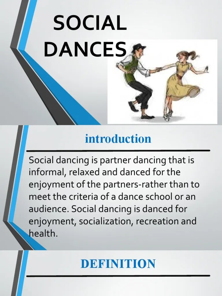 Social Dance Ppt 4 PDF Ballroom Dance Dances