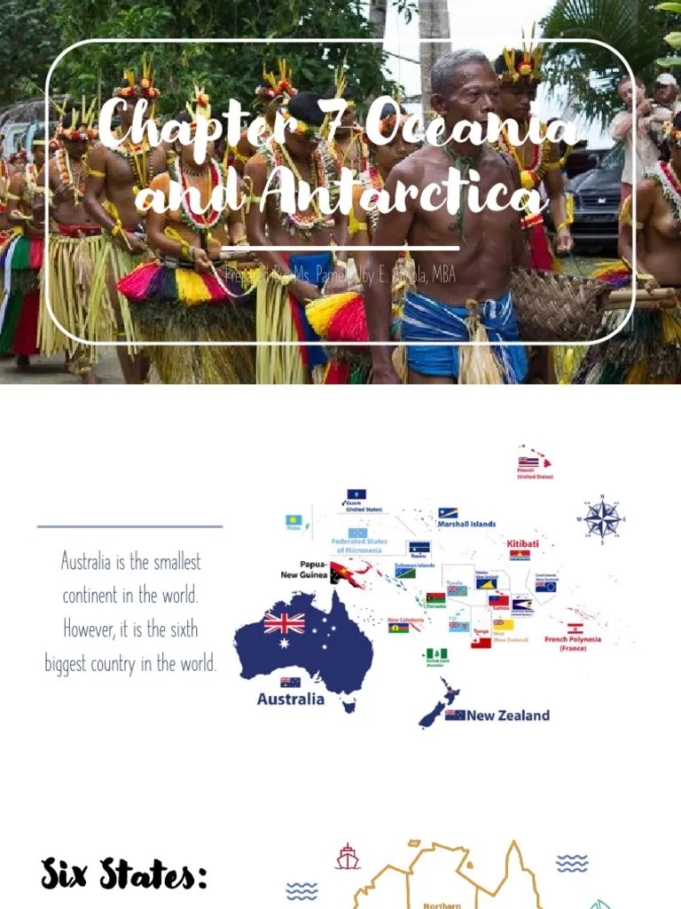 Chapter 7 Oceania and Antarctica PDF Island Antarctica