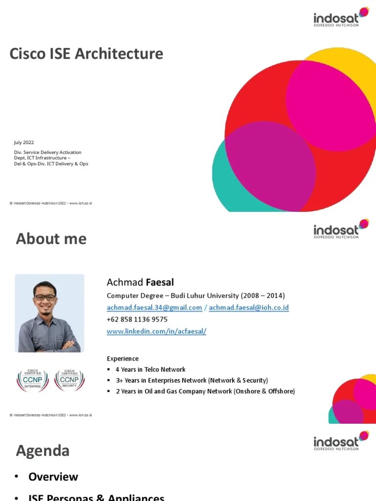 Cisco ISE Architecture | PDF | Computer Network | Network Architecture