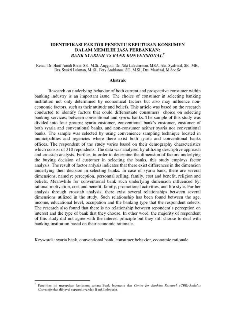 Contoh Jurnal Penelitian Bank