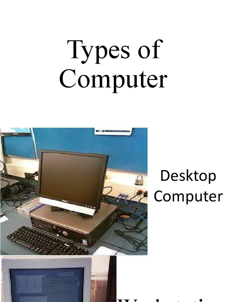 Types of Computer PDF