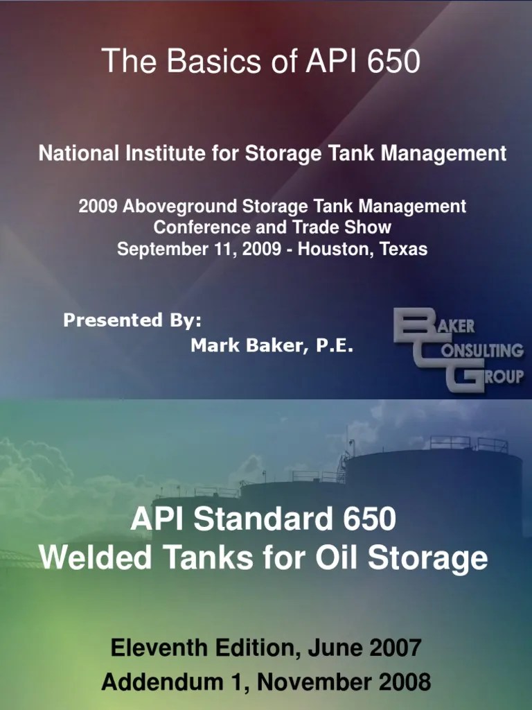 ppt on API 650