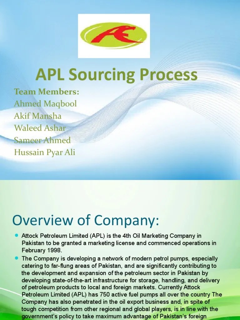 On APL PDF Procurement Petroleum