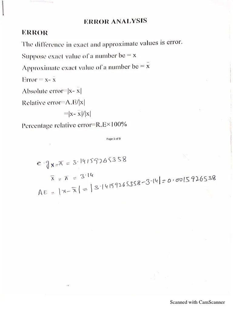Numerical Analysis PDF