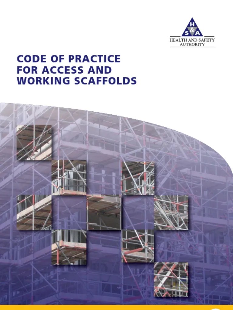 Code of Practice For Access and Working Scaffolds PDF Scaffolding