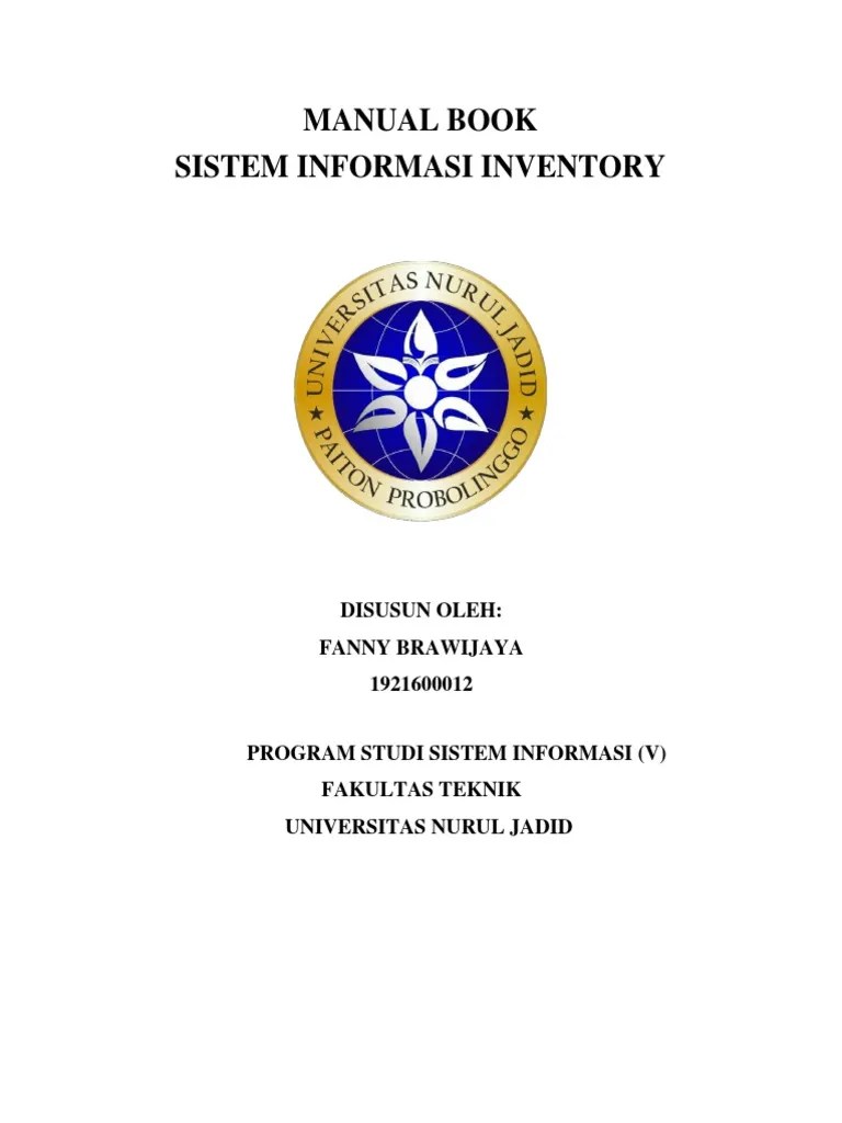 Manual Book Aplikasi Sistem Informasi Inventory Fanny Brawijaya PDF