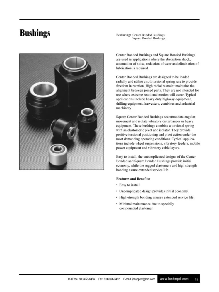 bushings PDF Machines Mechanical Engineering