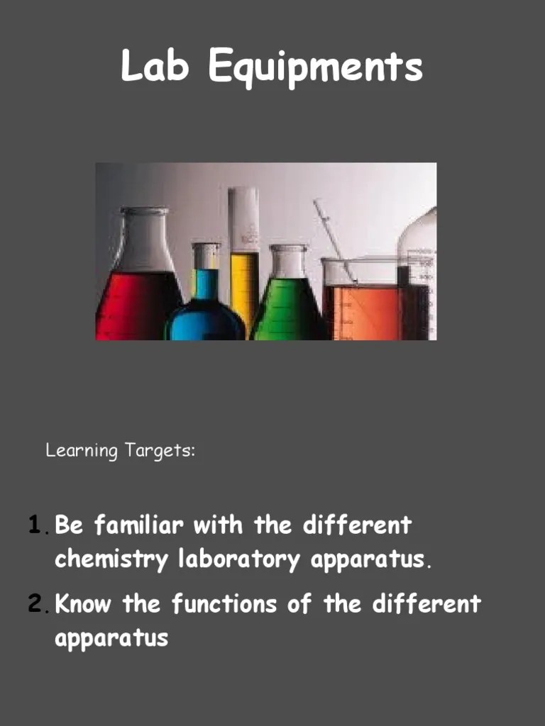 AU Lab Apparatus PDF Chemistry Materials