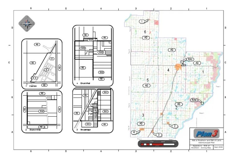 RM of Rosthern Zoning Map PDF