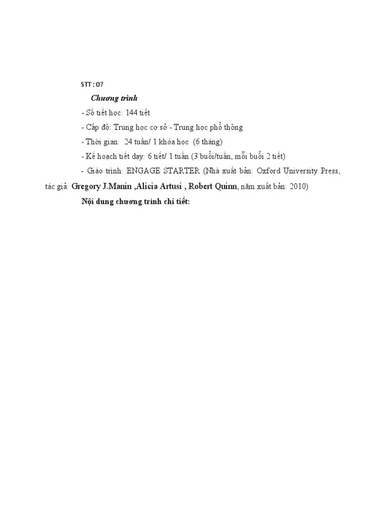 Engage Starter, Engage 1 PDF