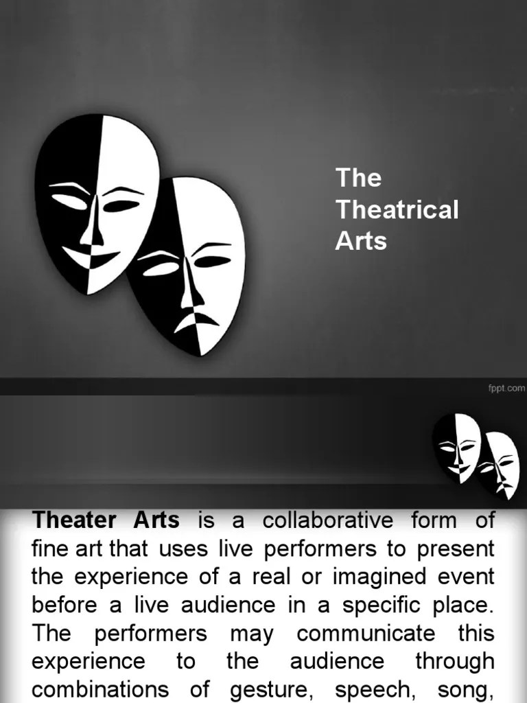 Theater Arts PDF Theatre Play (Theatre)
