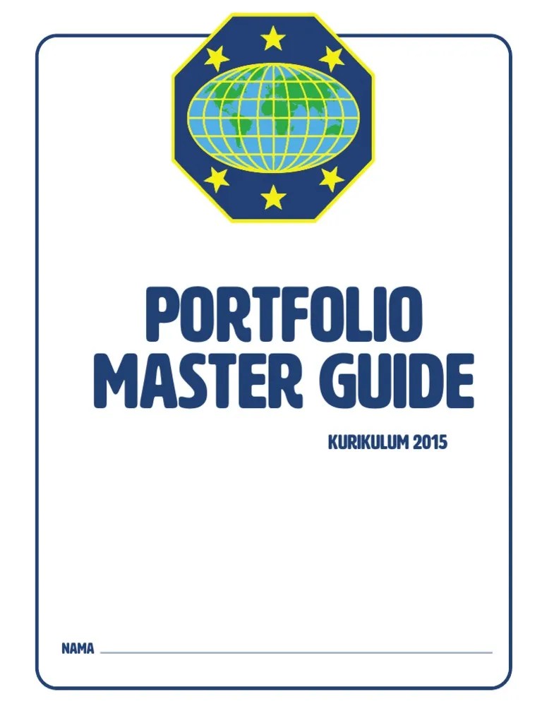 MasterGuidePortfolio Fillable PDF 2015Requirements Bahasa PDF