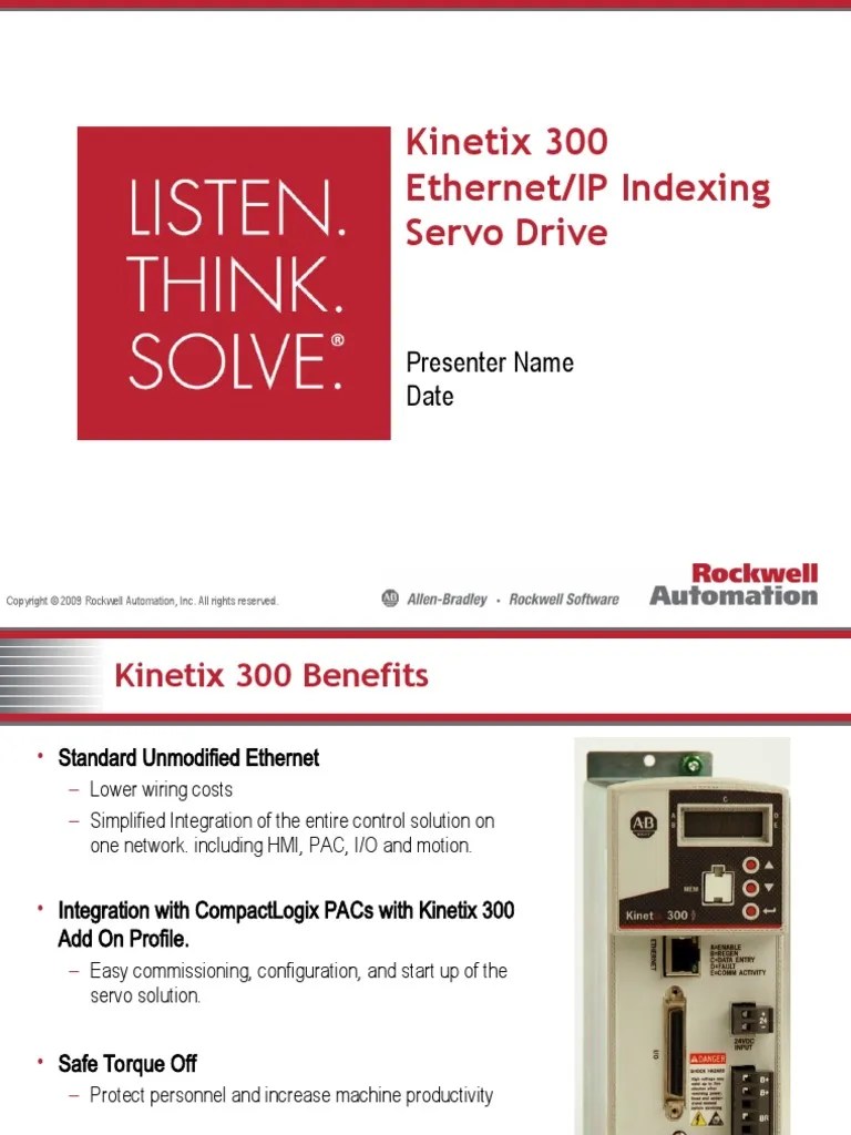 Kinetix-300-ProductPresentation 10 04 09rev1-1 | PDF | Analogue