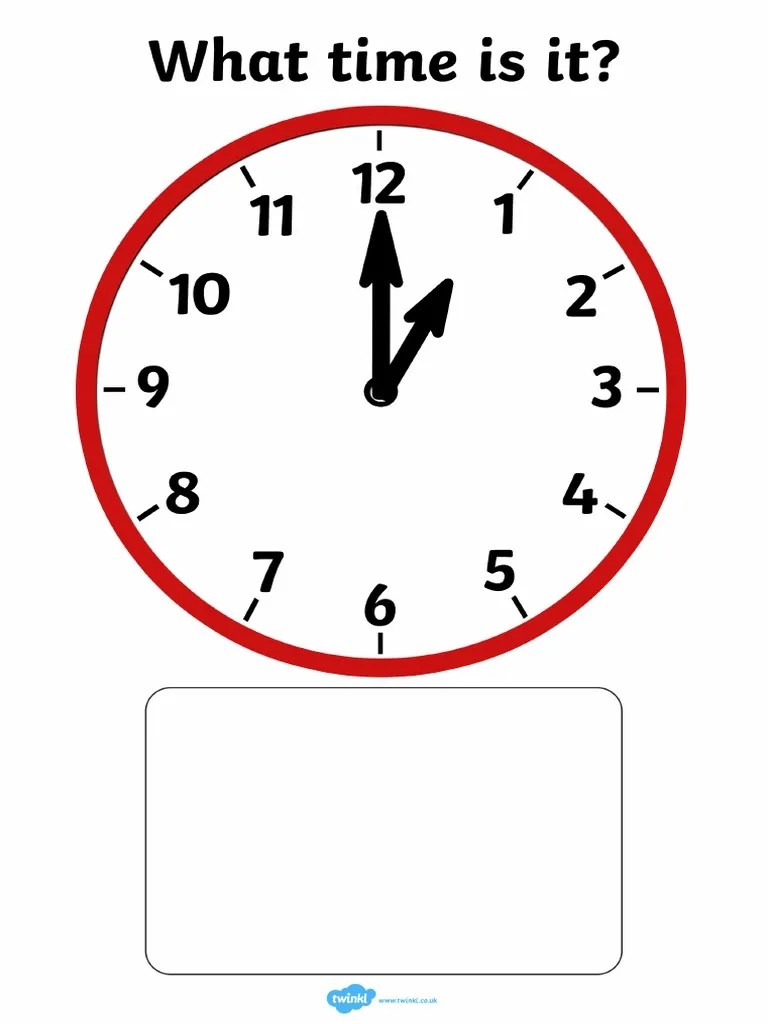 CLOCK MATCHING GAME PDF