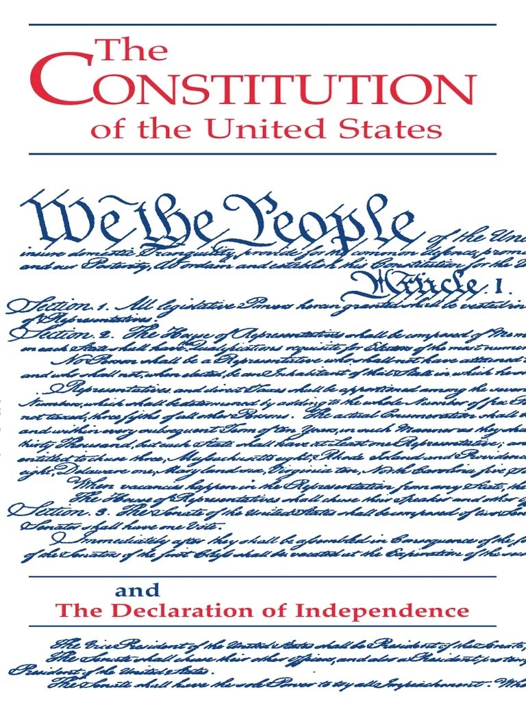 The Constitution of the United States United States Constitution U.S. State