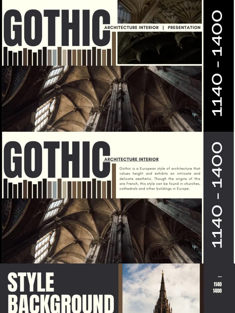 Gothic Architecture 1140 1400 PDF