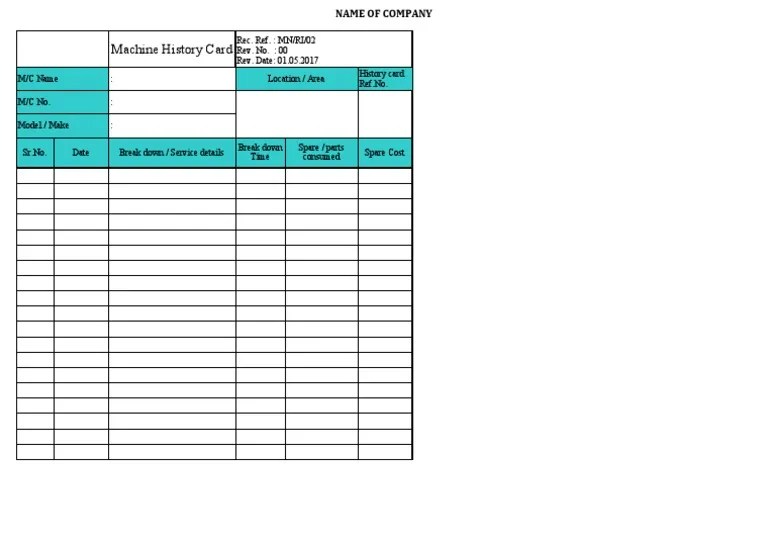 RI 02 Machine History Card PDF