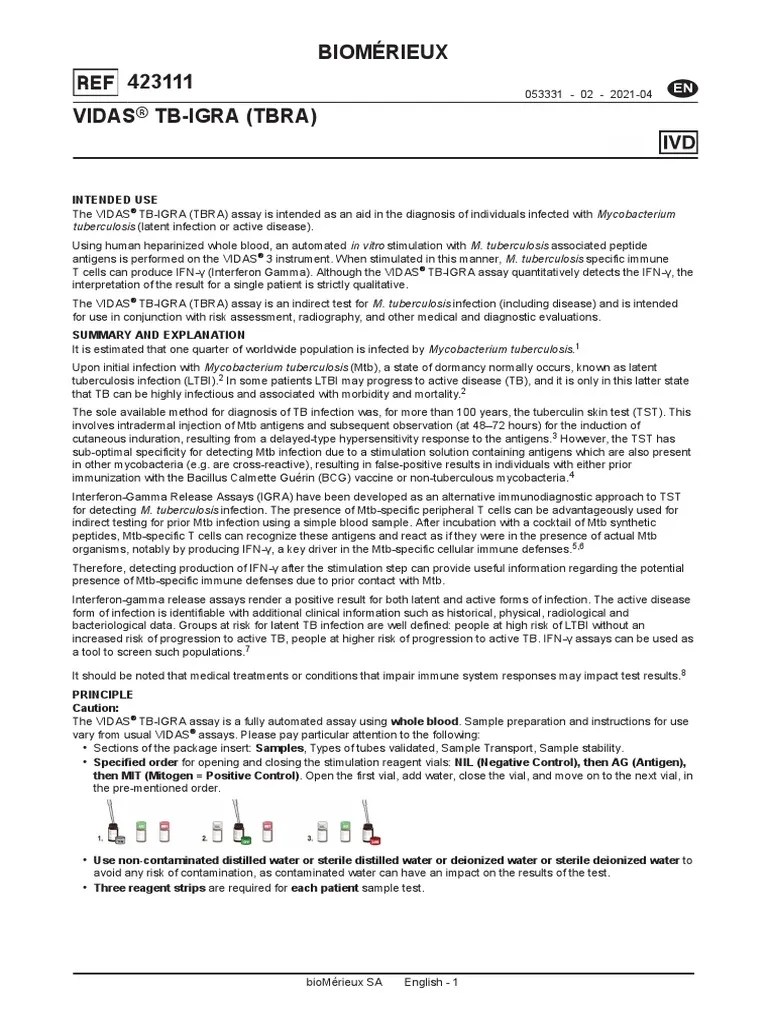 Package Insert 05333102 en 423111 PDF Detection Limit