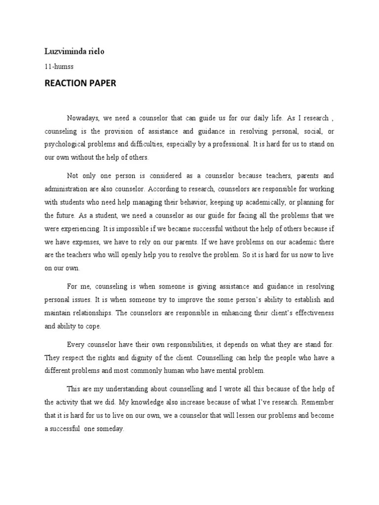 Reaction Paper 035934 PDF