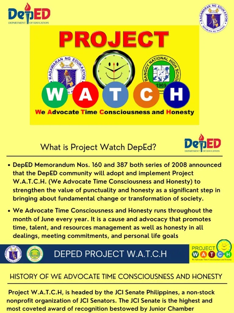 GROUP 4 (DepEd Project Watch) PDF Integrity Teachers