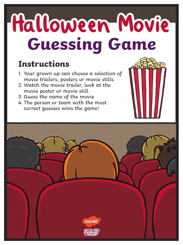 Halloween Movie Guessing Game Ver 2 PDF