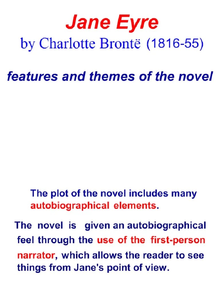 Jane Eyre Features and Themes 1 PDF