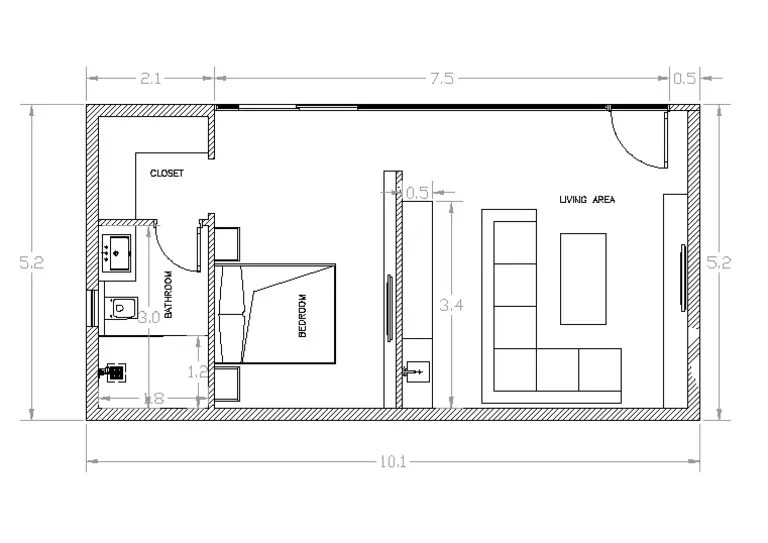 Guest Room Dimension Plan 24092022Model PDF