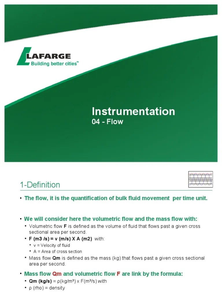 Flow Sensor PDF Flow Measurement Fluid Dynamics