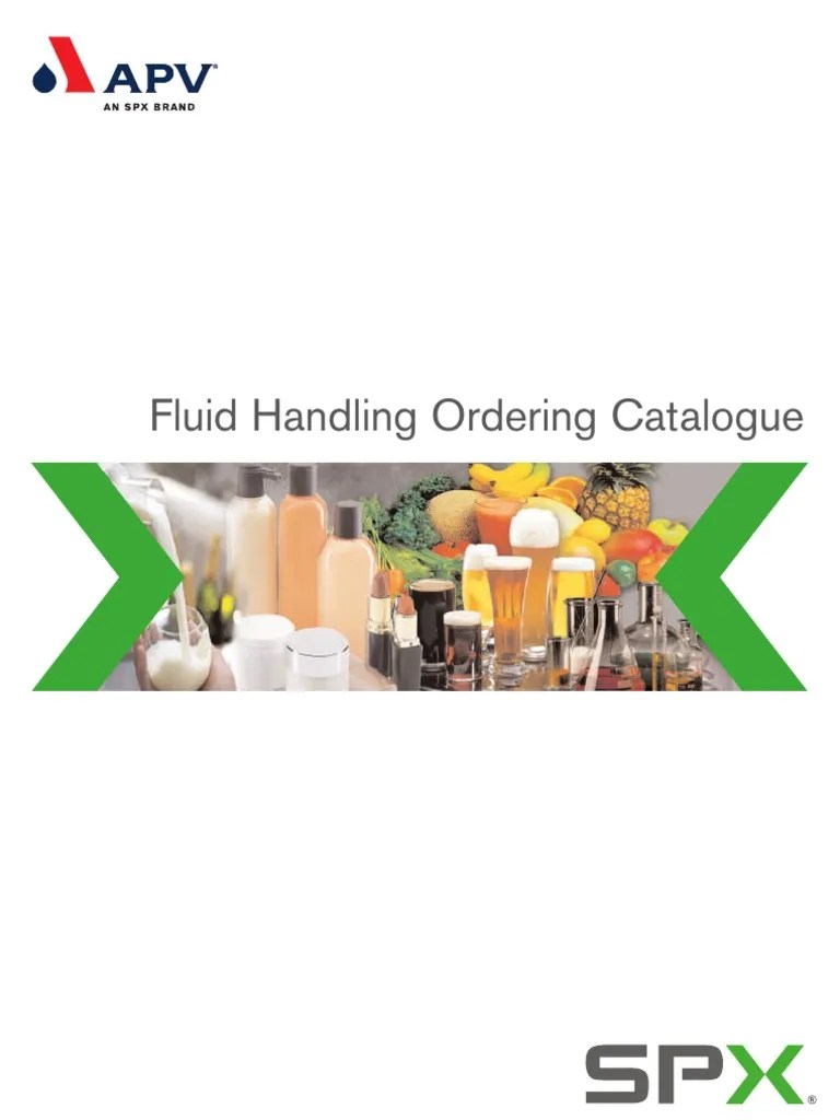 APV Fluid Handling Catalog 9001 01 GB PDF Pump Reliability