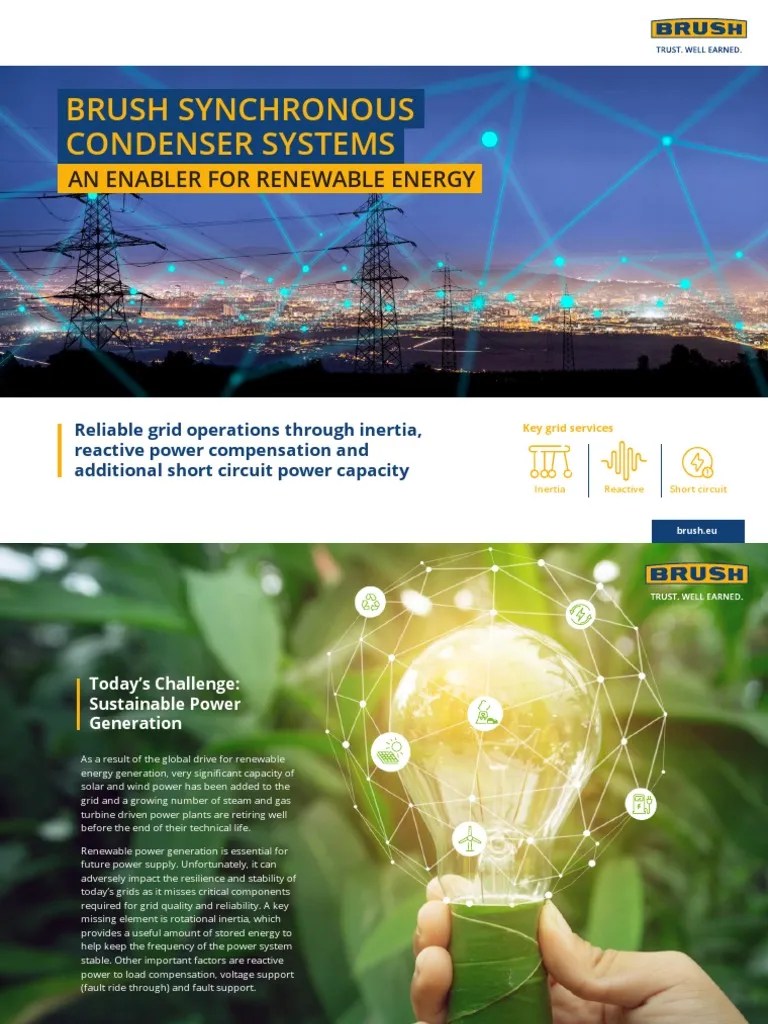 BRUSH Synchronous Condenser Brochure Feb21 0 PDF