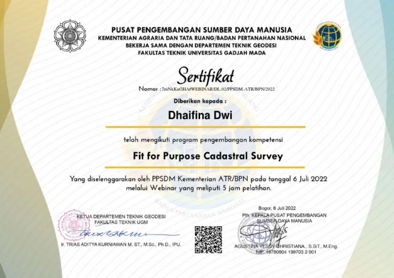 e Certificate PDF