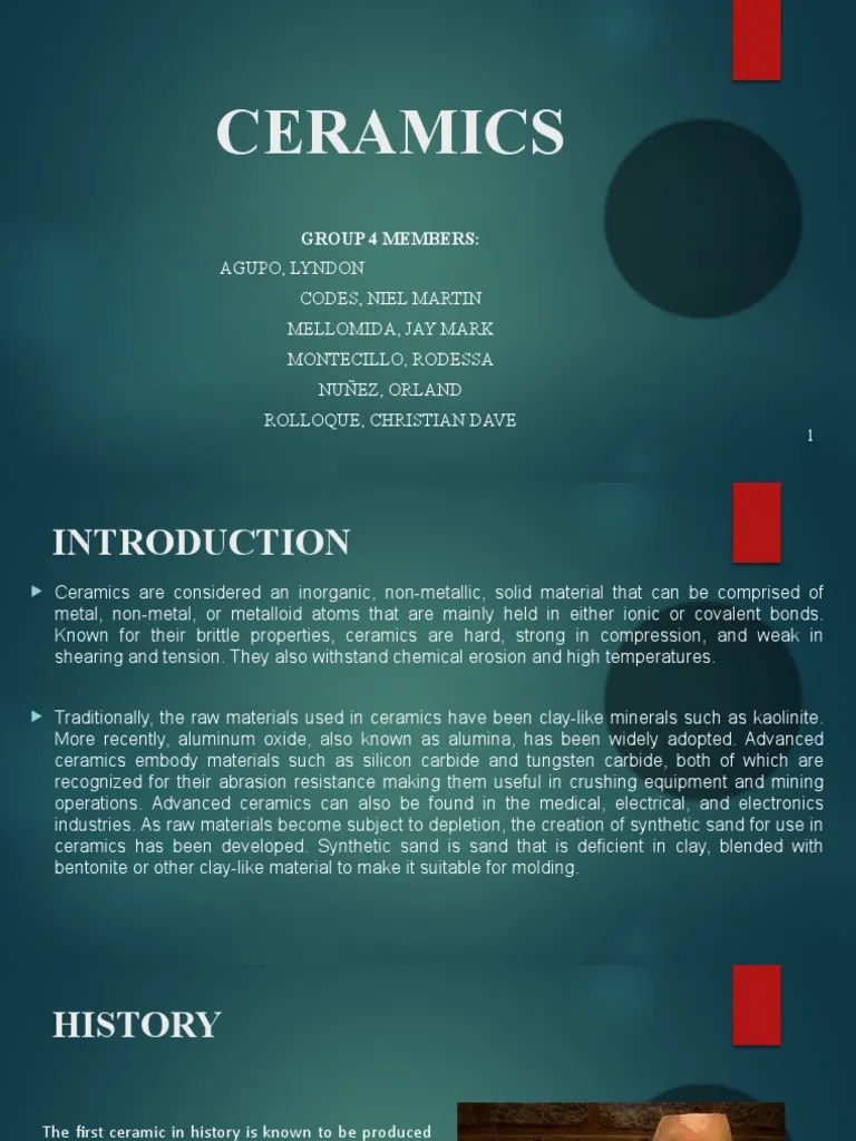 CERAMICS PDF Ion Ceramics