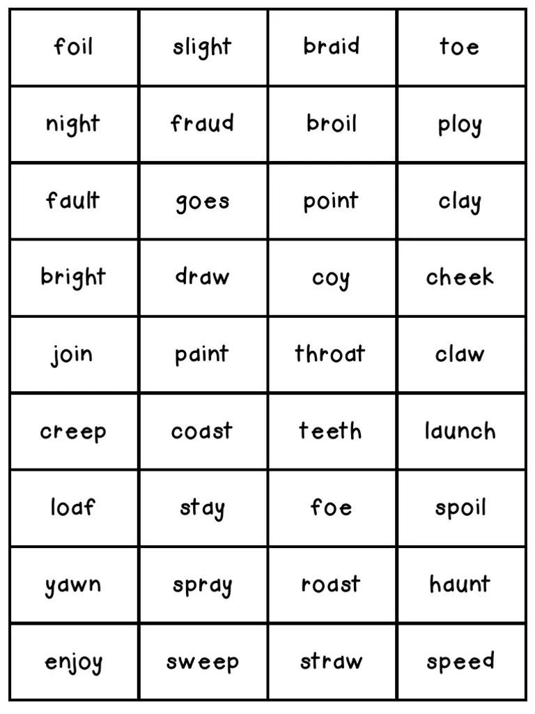 Spell and Sort Predictable Vowel Teams PDF