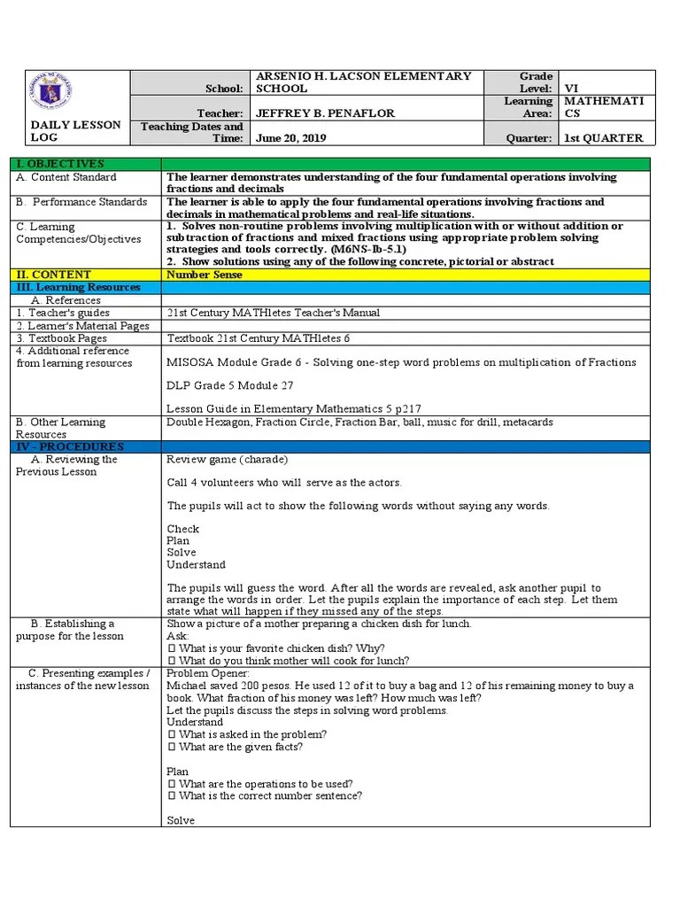 Mastering Fractions Through RealWorld Problem Solving A Detailed