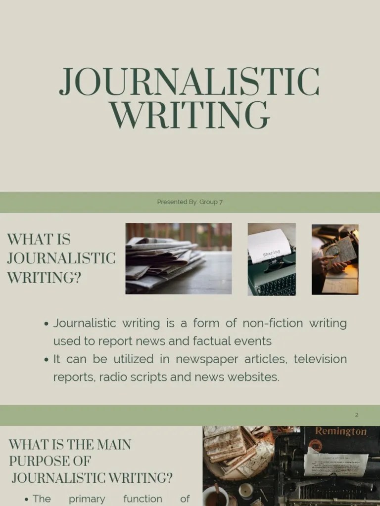 Journalistic Writing PDF News Journalism