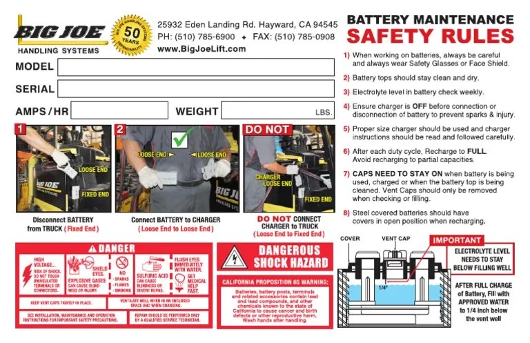 Batterychargeinstructions | PDF