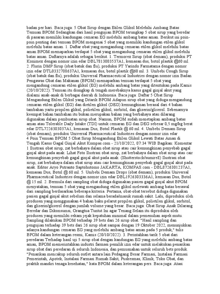 Daftarnya Adalah Sebagai Berikut PDF