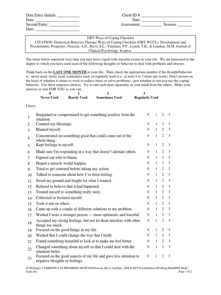 Dialectical Behavior Therapy for Substance Use Disorders