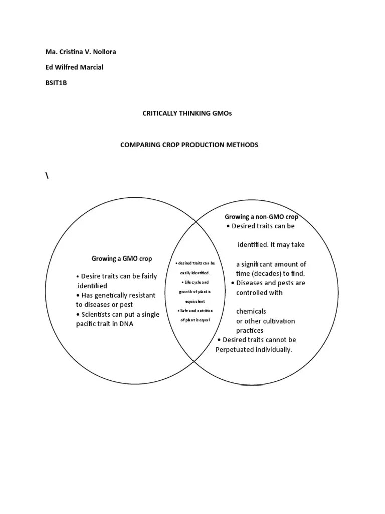 08 Worksheet 2 PDF Modified Organism Modified Food