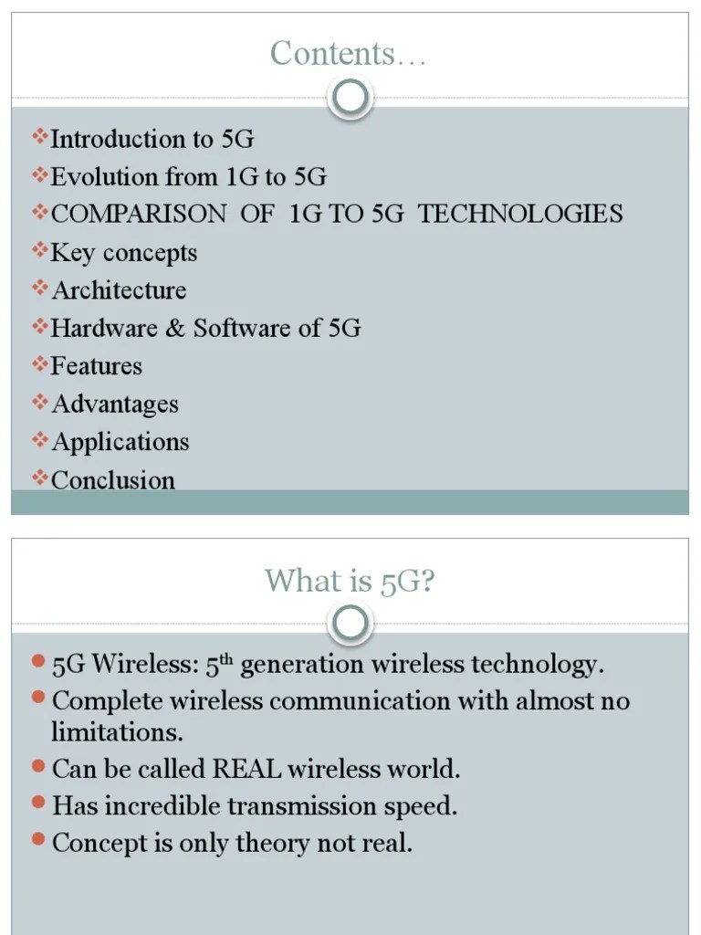 5g Wireless Technology PDF Computer Network Cellular Network