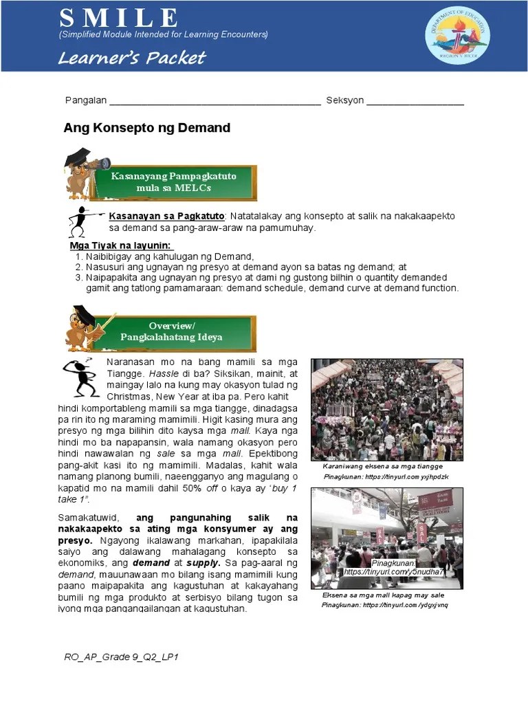 AP Grade9 Q2 LP1 PDF