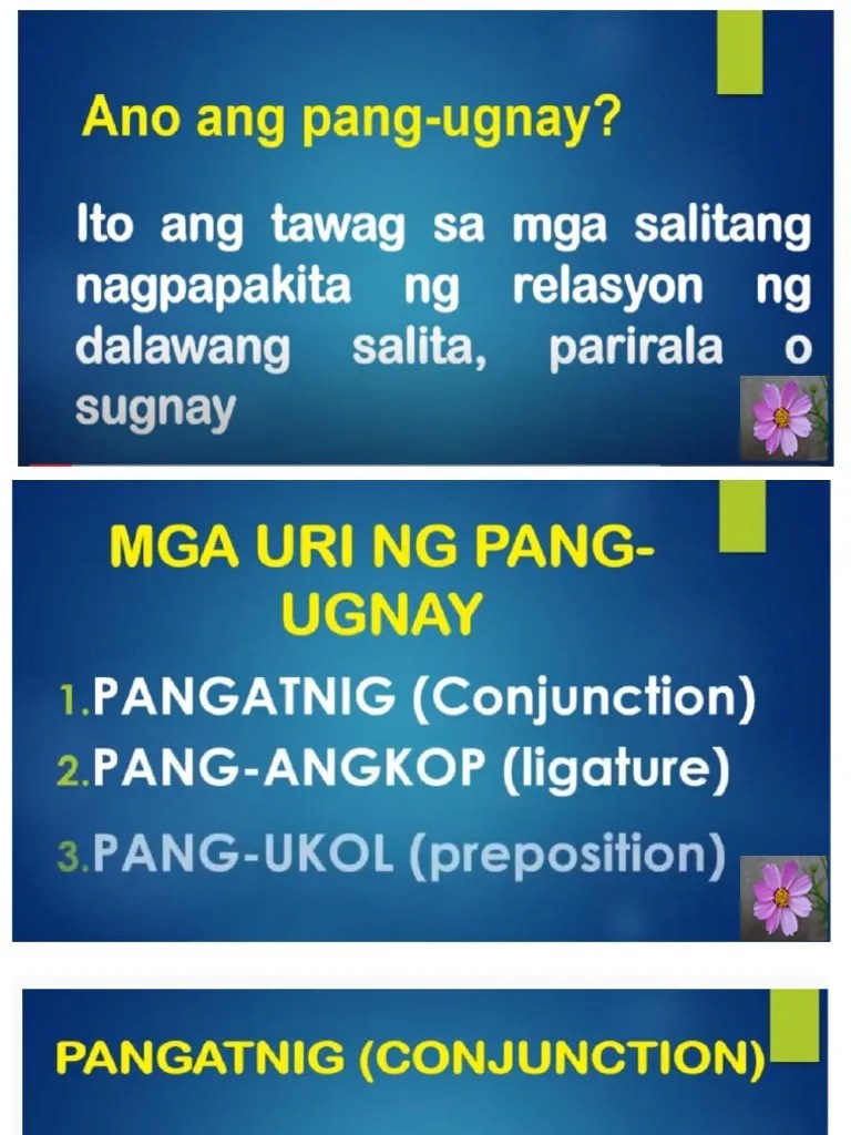 Mga Pang Ugnay PDF