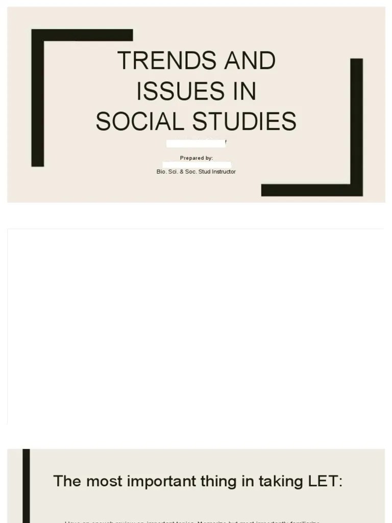 PDF Trends and Issues in Social Studies Review PDF Marriage Family