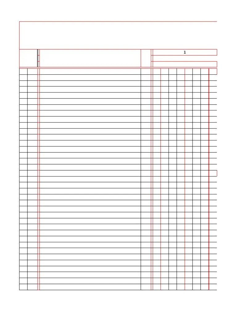 Columnar Format PDF
