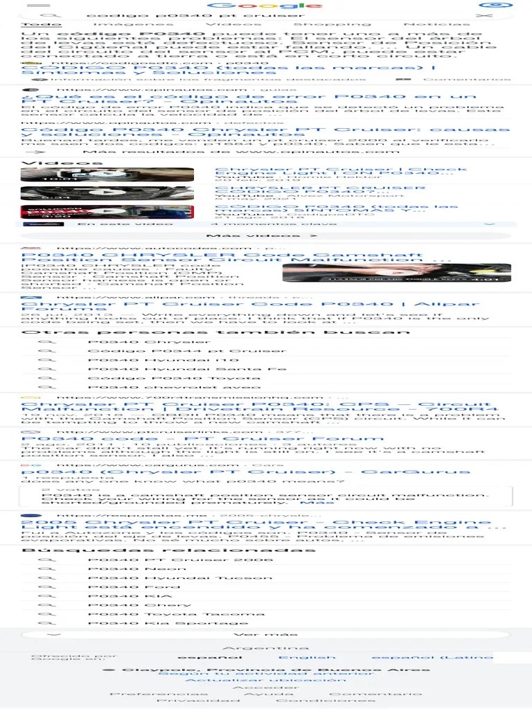 Codigo p0340 PT Cruiser - Buscar Con Google | PDF | Transporte