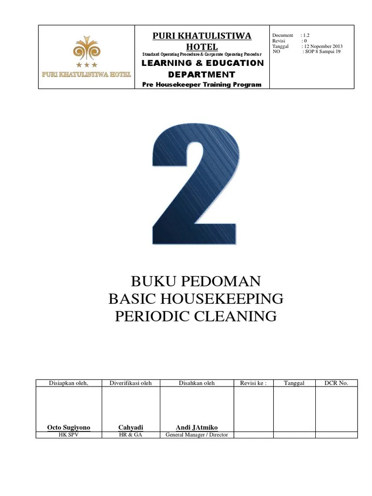 Basic Housekeeping 2 PDF