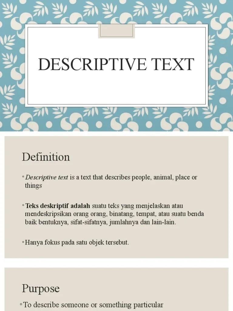 Descriptive Text PDF Cats Felids